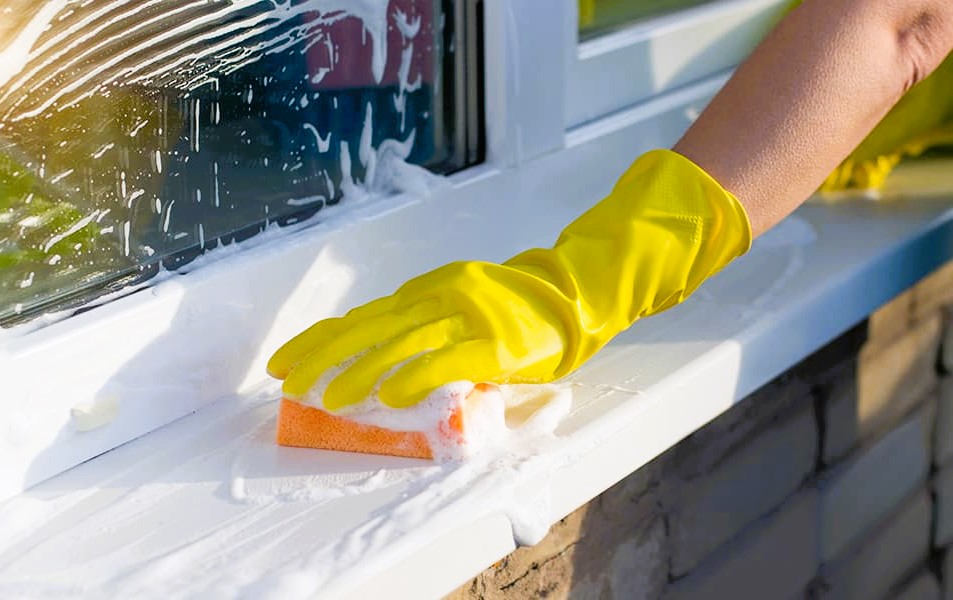 cleaning upvc